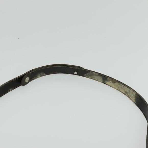 DIOR Trotter Canvas Shoulder Bag Brown Gold - Picture 8 of 11